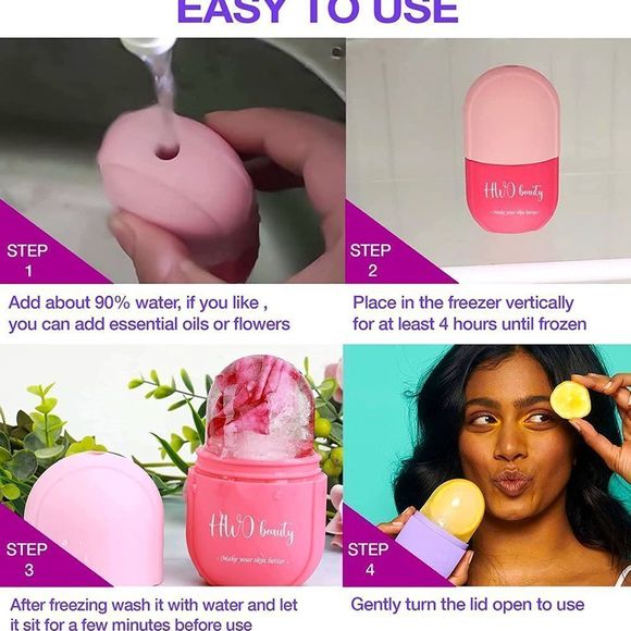 Ice Roller For Face, Facial Beauty Ice Roller Skin Care Tools - Picture 6 of 8